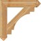 Ekena Millwork Merced Arts & Crafts Rough Sawn Bracket, Western Red Cedar, 6"W x 36"D x 36"H BKT06X36X36MRC03RWR - alternate 4